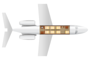 Private Light Jet Citation Bravo Floor Plan