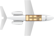 Private Light Jet Lear 31 Floor Plan