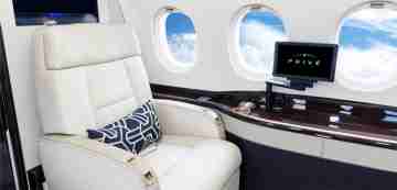 Corporate Private Jet Charter Interior