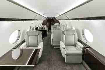 Private Long Range Jet Gulfstream 650 Interior