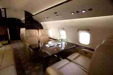 Private Heavy Jet Challenger 850 Interior