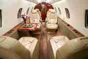 Private Mid Size Jet Citation Excel Interior
