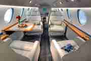 Private Super Mid Size Jet Falcon 50 Interior