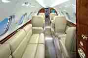 Private Mid Size Jet Hawker 900XP Interior
