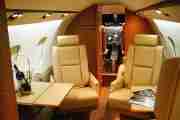 Private Mid Size Jet Lear 55 Interior